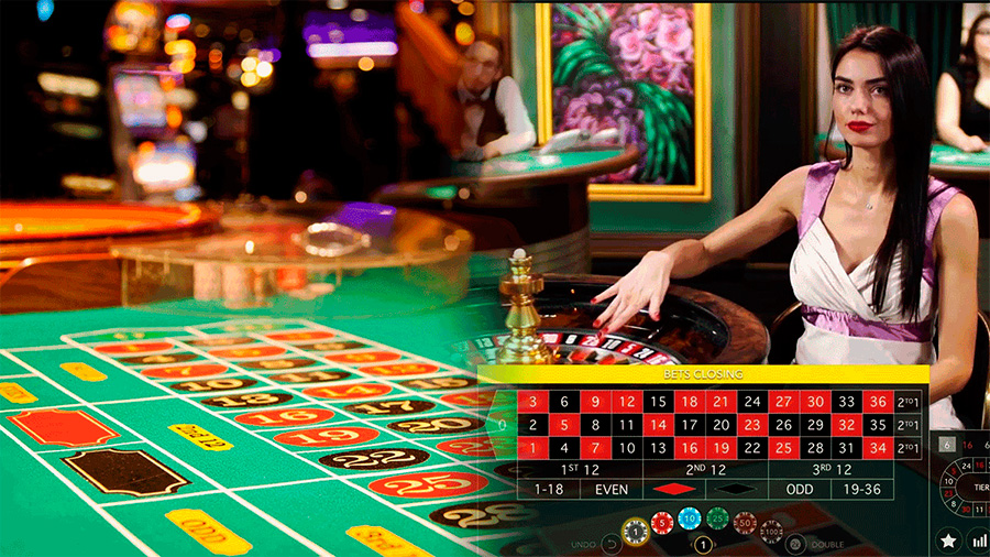 Roulette with live dealer
